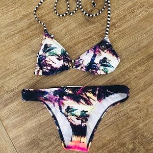 Roxy tropical palm tree bikini